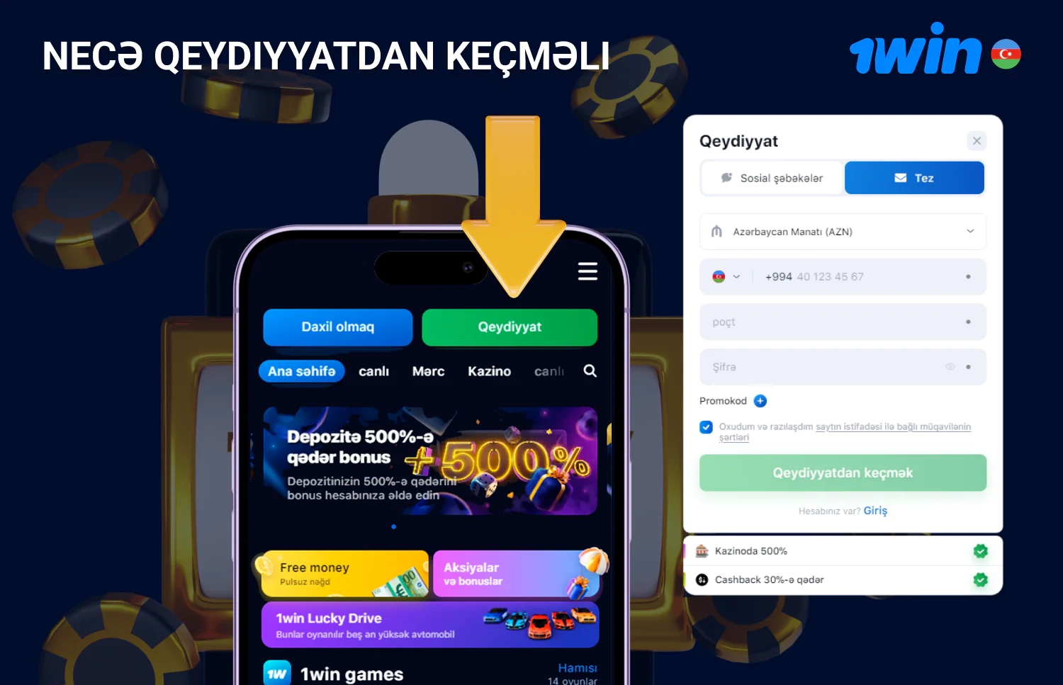 Necə Qeydiyyatdan Keçməli?