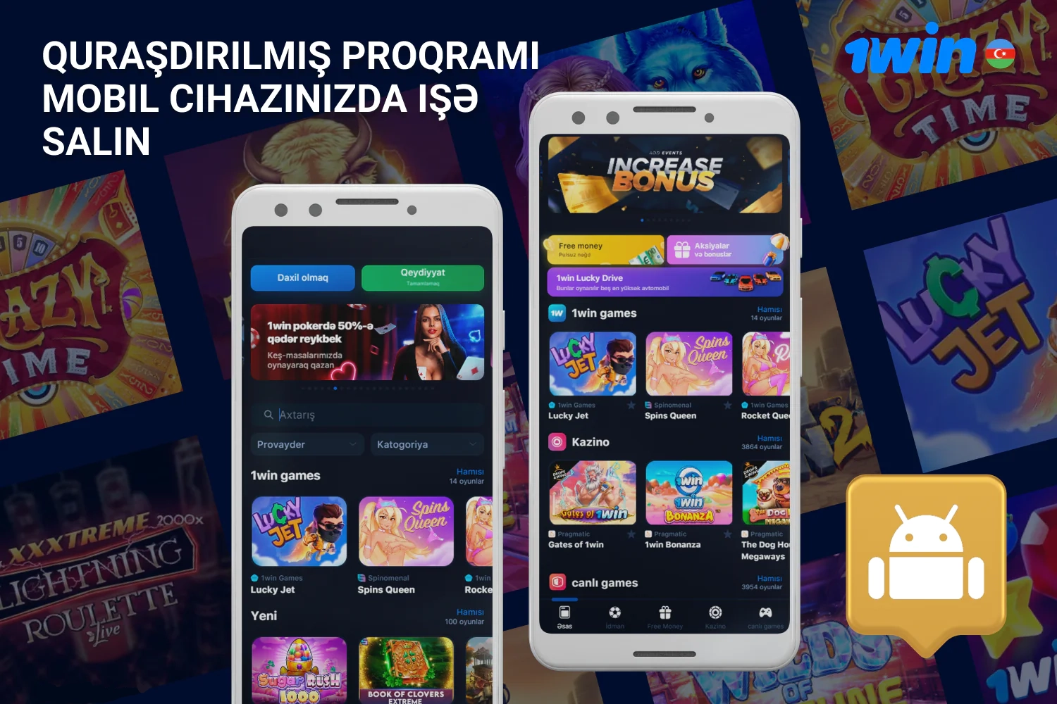 Sonra mobil cihazınızda proqramı işə salın və ondan istifadə etməyə başlayın